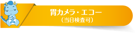 胃カメラ・エコー（当日検査可）